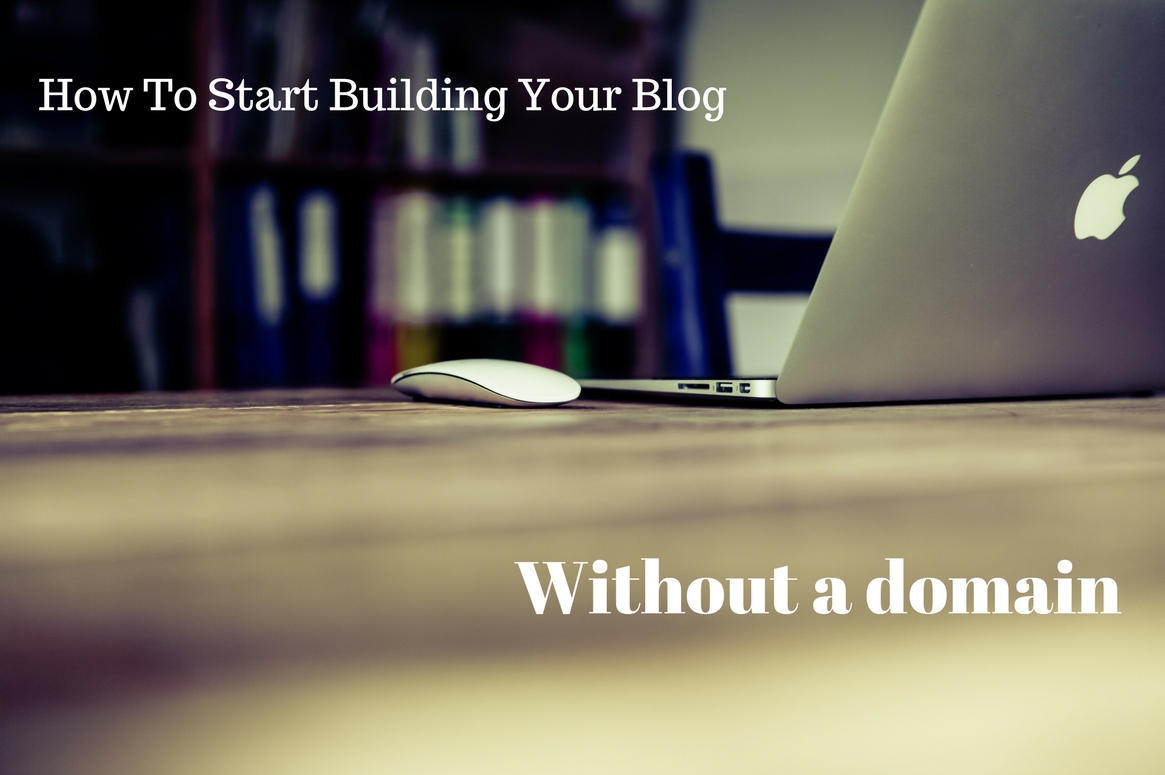 How to start building your blog without a domain - travelledmatt